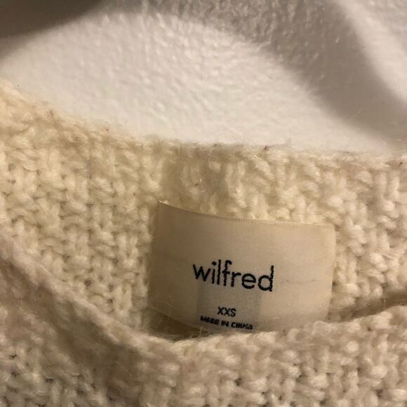 𝅺ARITZIA Wilfred Limerick Long sleeve Sweater in Beige Birch ~ size XXS - Picture 5 of 11